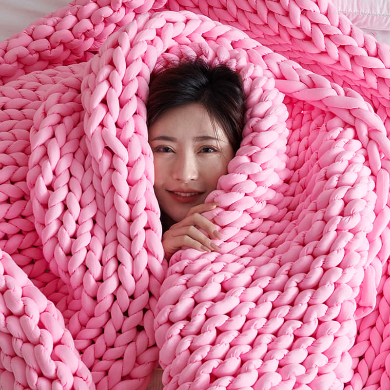 Knit Weighted Blanket Wholesale | China Supplier Custom | YIXI TEXTILE